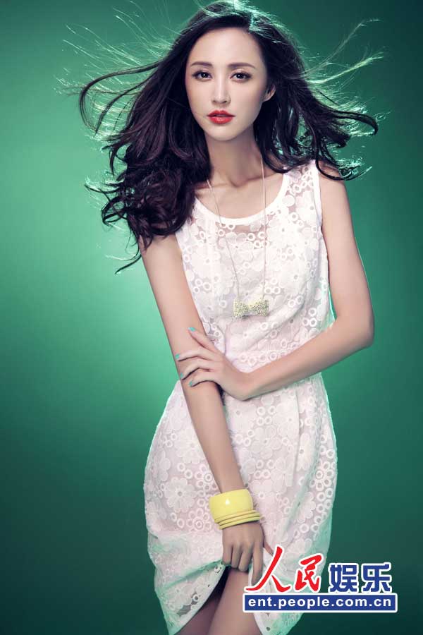 Fresh and sexy looks of Zhang Xinyi - Peoples Daily Online