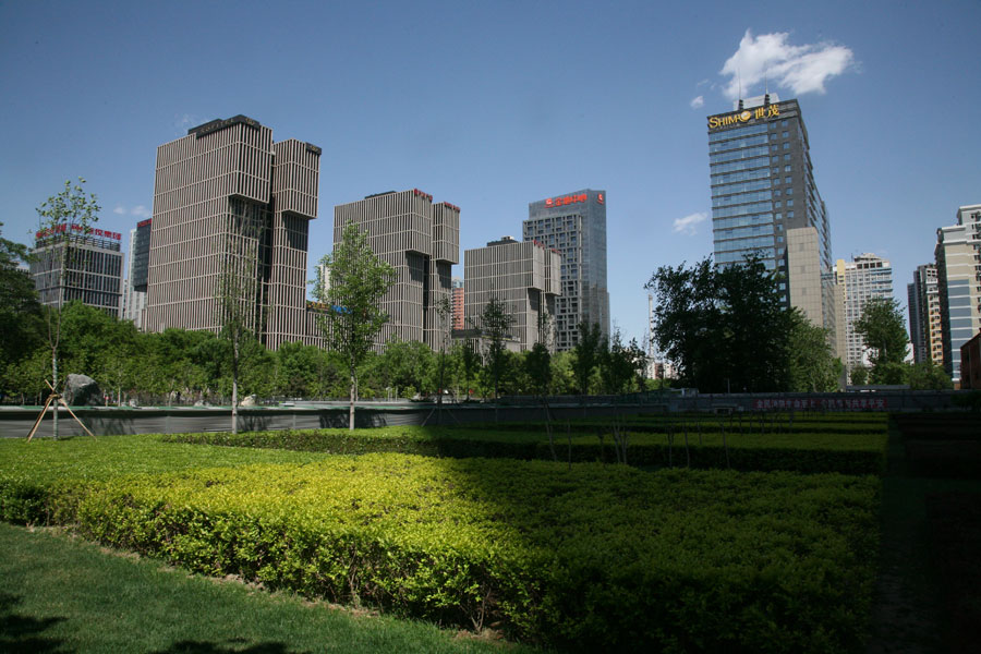 Overlooking Wanda Plaza(CRIENGLISH.com/Wang Zhi)
