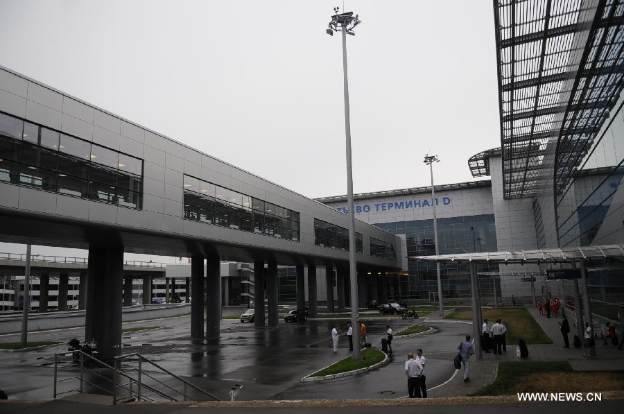 Photo taken on July 7, 2013 shows Moscow's Sheremetyevo International Airport, where U.S. National Security Agency leaker Edward Snowden has been stranded in the transit area. Bolivian President Evo Morales announced Saturday his country will offer humanitarian asylum for Snowden if asked, according to reports reaching here from La Paz. Snowden has reportedly applied for asylum in 21 countries, with Venezuelan and Nicaraguan presidents having making the offer and Ecuador willing to consider the application. (Xinhua/Dai He)