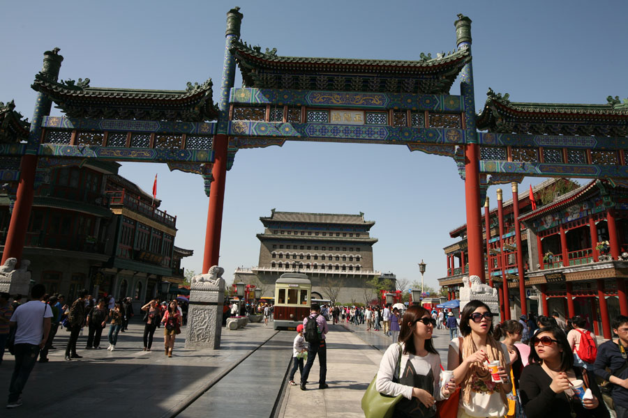 Qianmen Memorial Archway (CRIENGLISH.com/Wang Zhi)