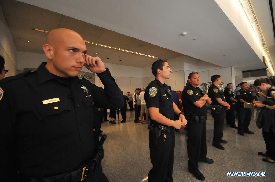 Passengers waiting at San Francisco Airport after plane crash
