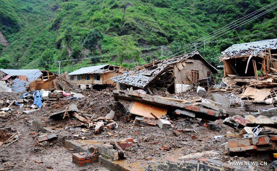 4 injured, 1 missing in rain-triggered mudslide in SW China 