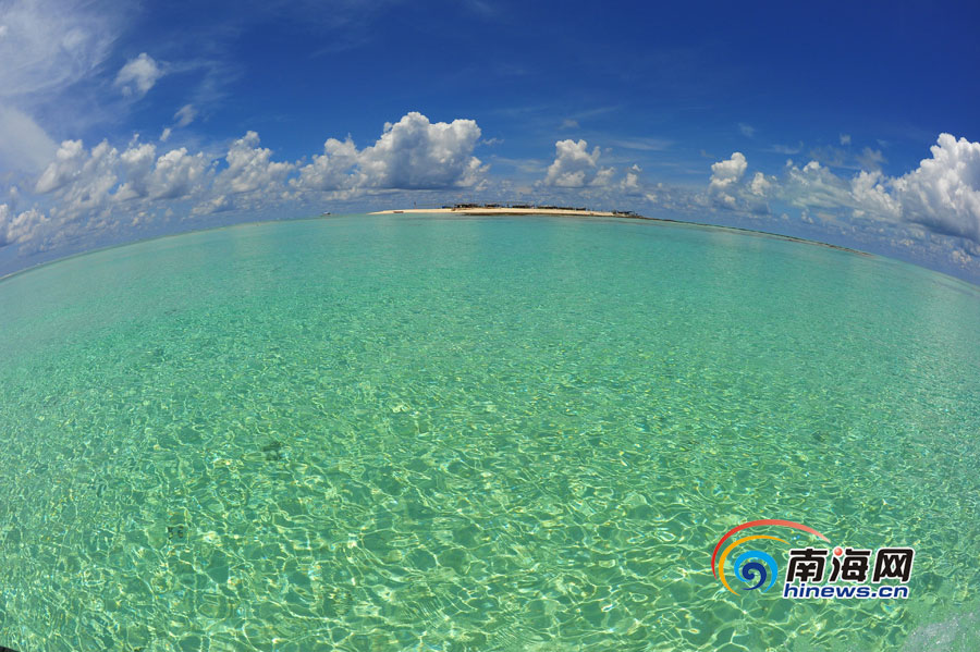 Beautiful scenery on Yinyu island of Sansha City (Source: hinews.com/Li Qingfang)