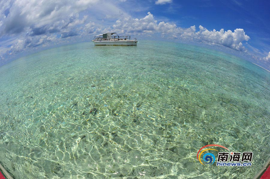 Beautiful scenery on Yinyu island of Sansha City (Source: hinews.com/Li Qingfang)