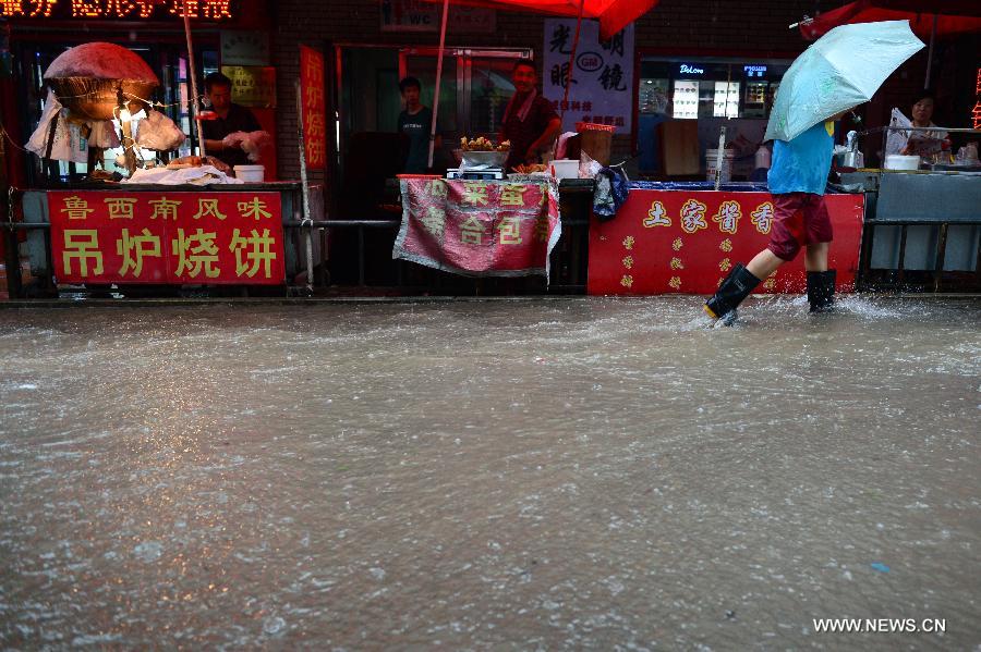 Heavy rainfall hits E China