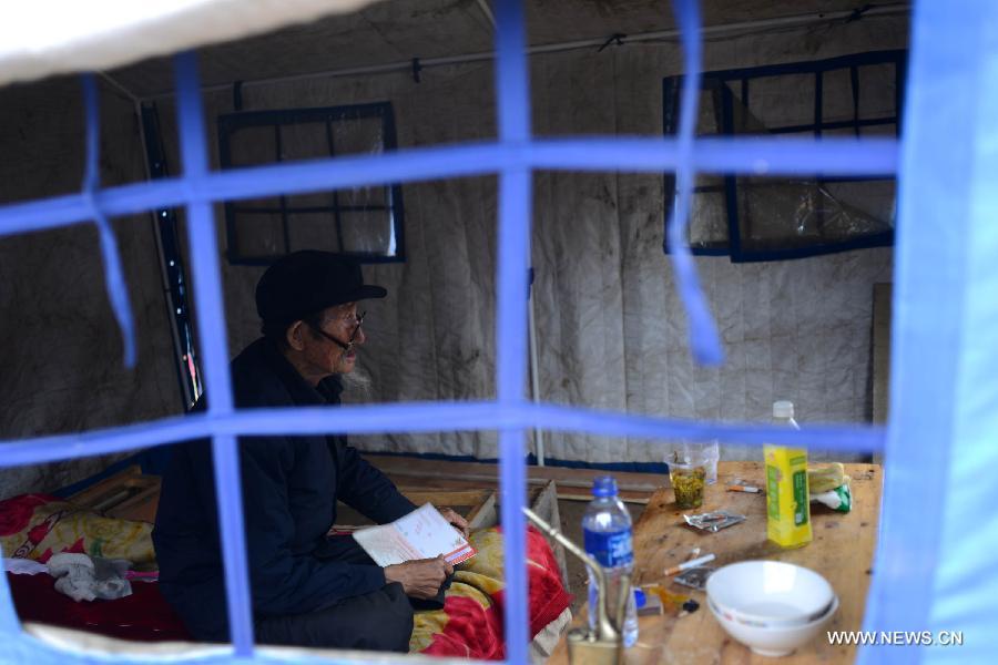 More tents needed in quake zone of Gansu