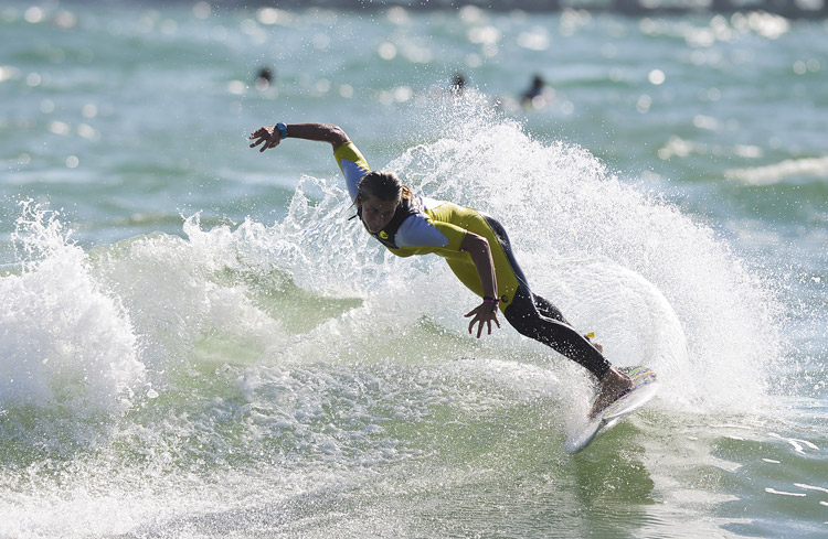 Splendid moment in US Open of Surfing. (Photo/Osports)