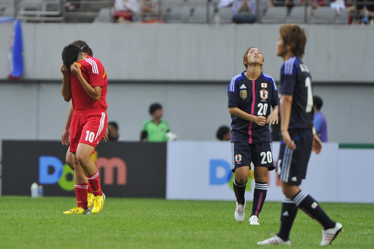 Japanese women beat China 2-0 at East Asian Cup. (Photo/Osports)