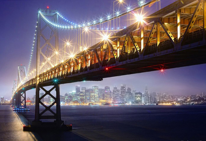 Oakland Bay Bridge: San Francisco, United States (Huanqiu.com)