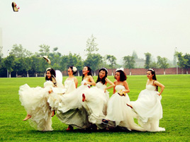 Wedding dream shines on graduation day