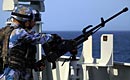 15th Chinese naval escort taskforce conducts live-fire training