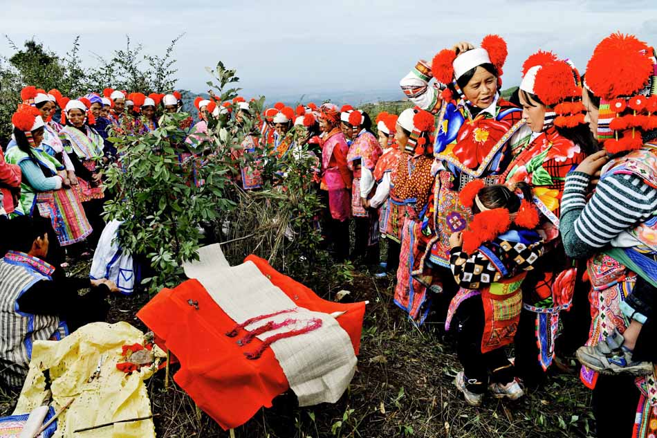 Ancestor sacrifice activities of Baiyi people in Yunnan, SW China