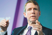 Exclusive interview with IIF President on  financial reform 国际金融协会主席：中国金融改革进程可适当加速国际金融协会主席兼CEO蒂莫西·亚当斯近日在接受人民网英文财经频道独家专访时称，中国金融改革的关键是控制好步伐与次序，可适当加速改革进程，以助发展方式转变。【详细】2013.09.24