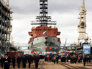 Communication ship Yuri Ivanov launched in Russia