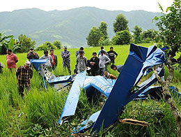 Two people including Chinese killed in Nepal's ultralight aircraft crash
