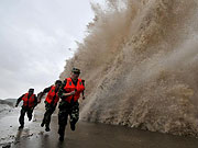 Typhoon Fitow approaches China