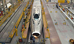 Cradle of high-speed train CRH380A 