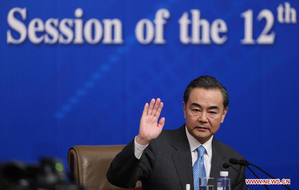 Foreign Minister Wang Yi speaks on foreign policy