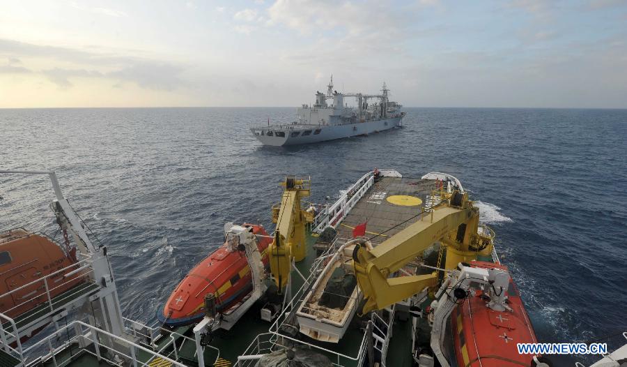 Chinese rescue vessel Nanhaijiu 101 heads toward Singapore