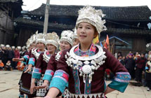 Zhaolong festival celebrations of Miao ethnic group in Guizhou