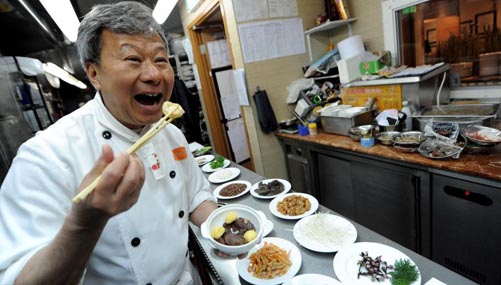 Palace food of Qing Dynasty made by Hong Kong chef