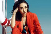 Bai Baihe shoots for fashion magazine