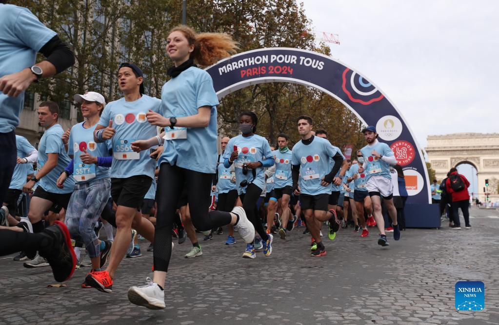 Marathon For All held to mark 1000 days countdown to opening of Paris