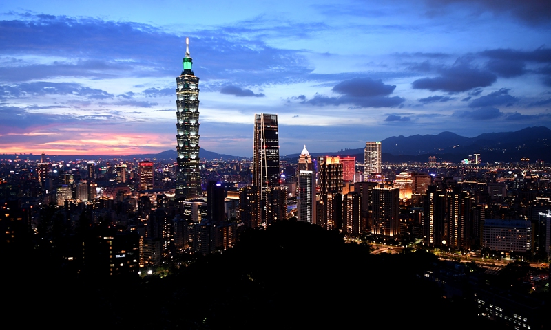 The night view of Taipei, Southeast China's Taiwan, June 20, 2019. Photo: Xinhua