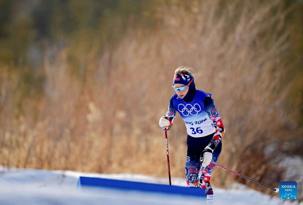 Norwegian skier Johaug claims 2nd Beijing 2022 gold medal at women's 10km classic