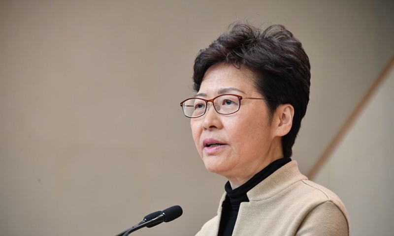 Carrie Lam File Photo:Xinhua