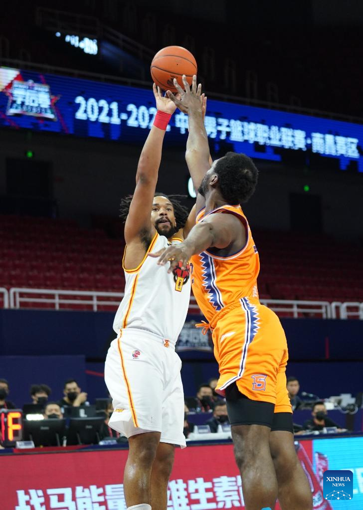 Jared Sullinger of Shenzhen Leopards reacts during the 2018/2019