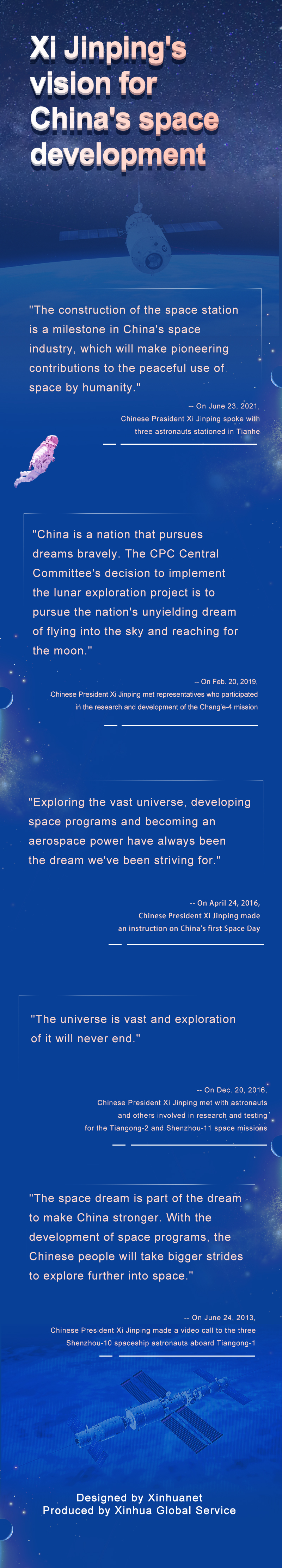 Xi Jinping's vision for China's space development