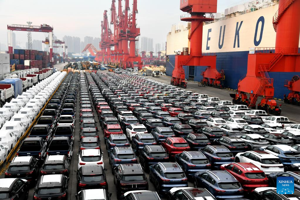 Export volume of commercial vehicles from Qingdao Port up over 90 pct yoy
