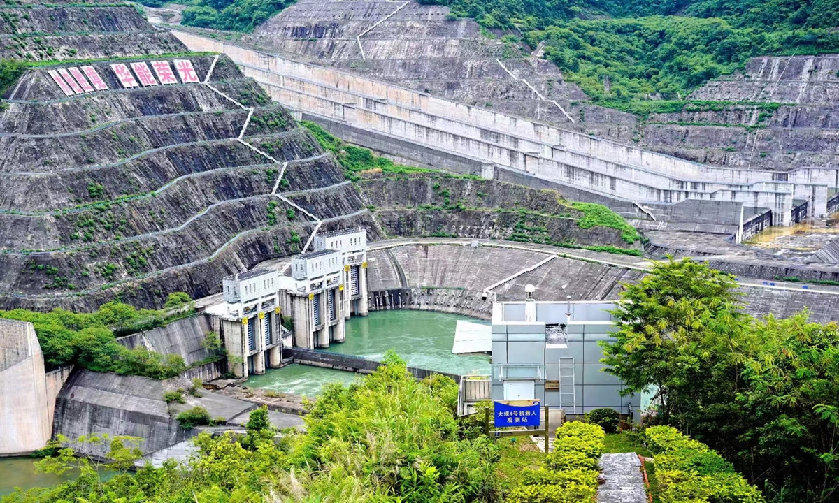 Picture of Nuozhadu hydropower station. Photo: Zhang Weijia 