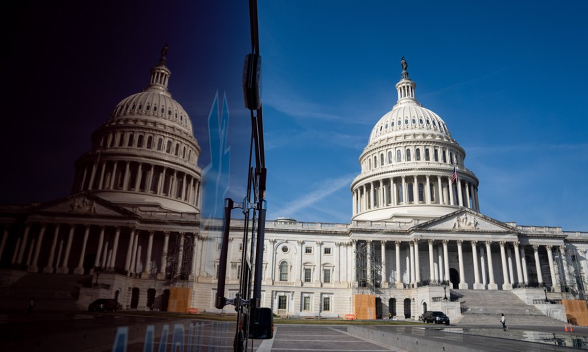 The U.S. Capitol building is seen in Washington, D.C., the United States, Nov. 4, 2022. (Xinhua/Liu Jie)