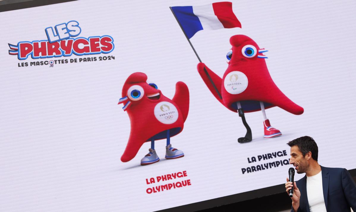 Paris 2024 Summer Olympics The Olympic Phryge Mascot Plush