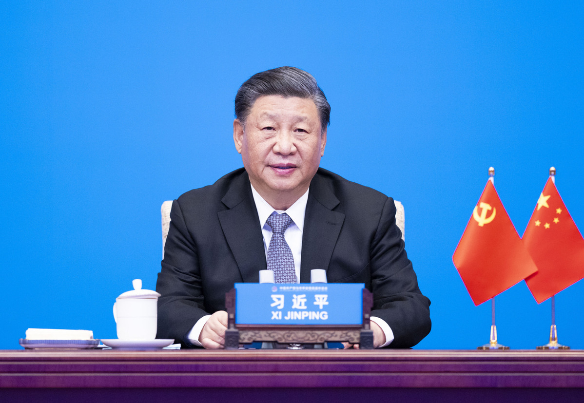 Xi attends dialogue between CPC, world political parties