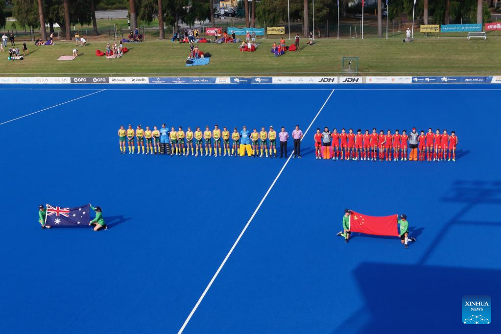 Women's hockey friendly match: China vs. Australia
