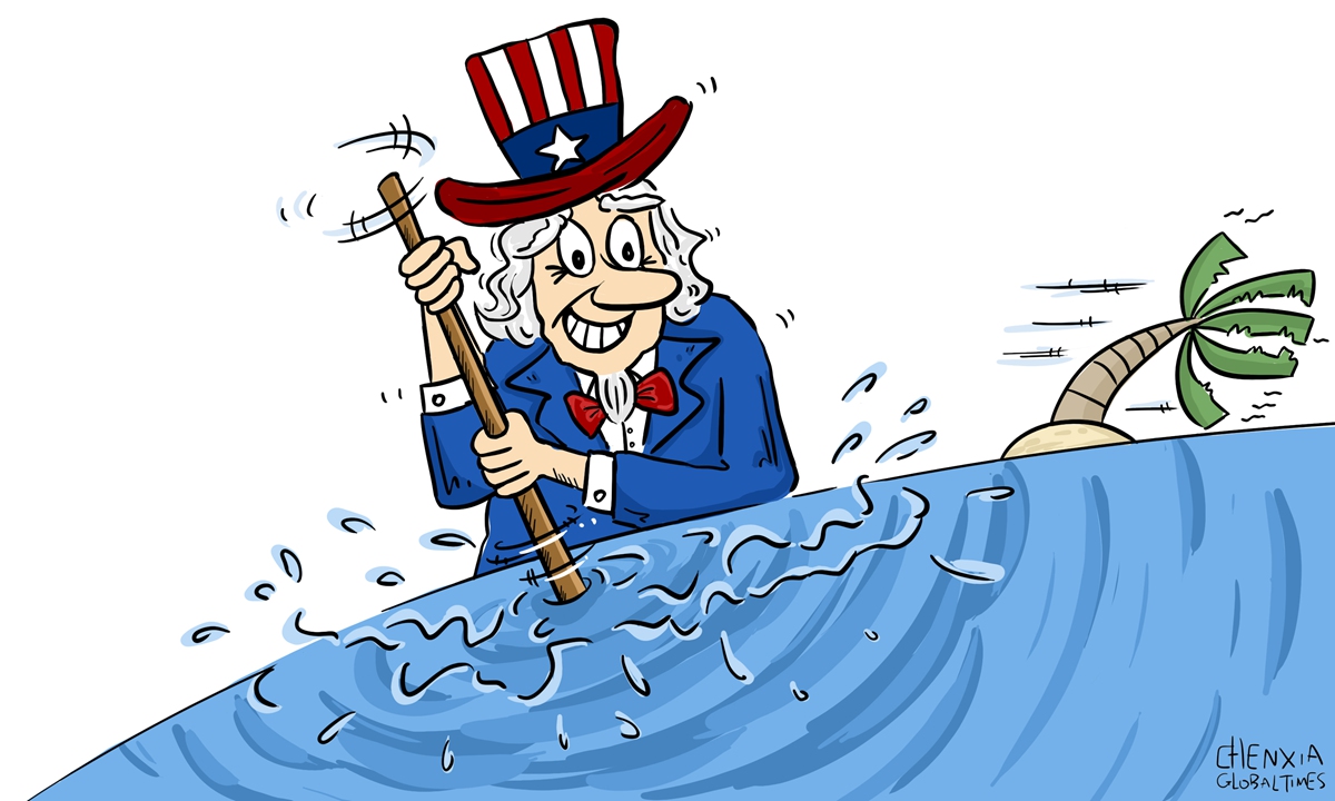 US, South China Sea Illustration: Chen Xia/GT