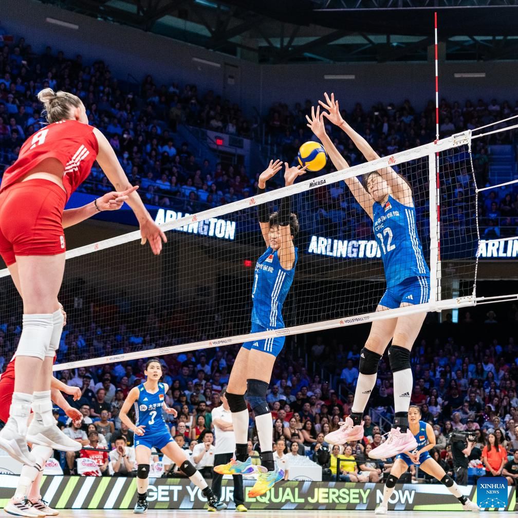 China beats Poland 3-0 to reach FIVB womens VNL final