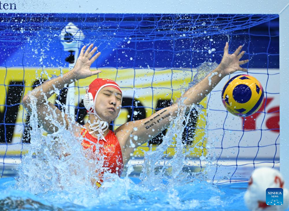 Women's water polo preliminary at World Aquatics Championships 2023: China vs. Australia