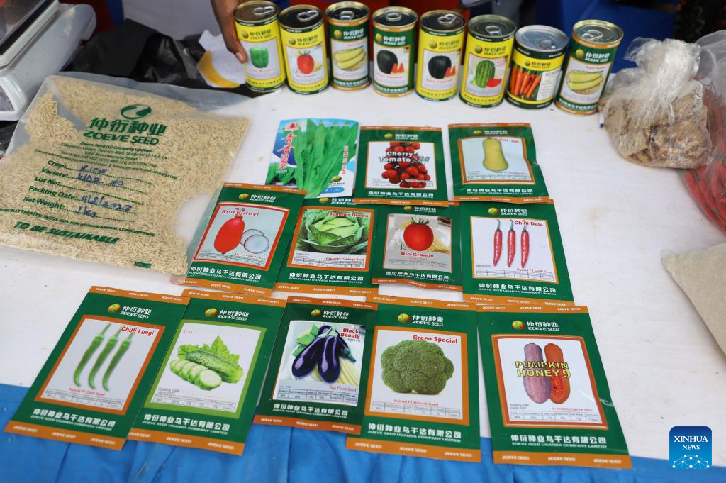 Chinese experts showcase new seed varieties, technology at Uganda agricultural exhibition
