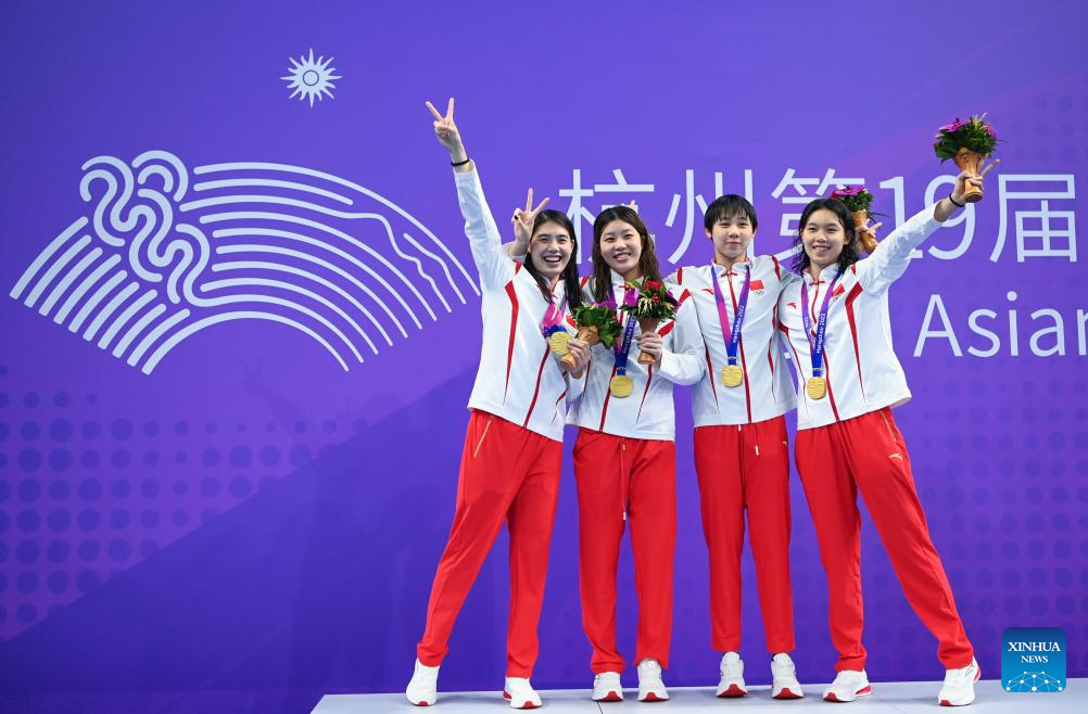 China sweeps seven golds at Hangzhou Asiad