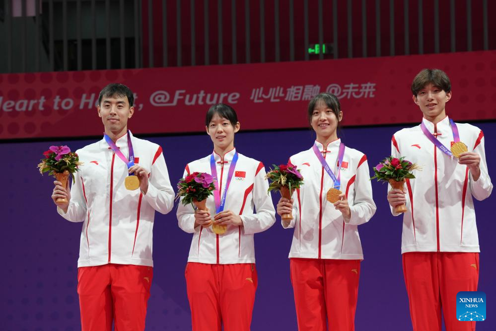 China opens taekwondo gold account at Hangzhou Asiad