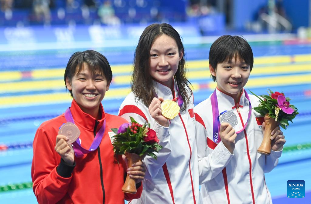 Li Bingjie wins women's 400m freestyle at Hangzhou Asiad