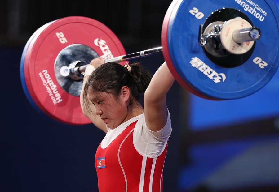 DPRK's Kim claims Asian Games weightlifting title with new world record