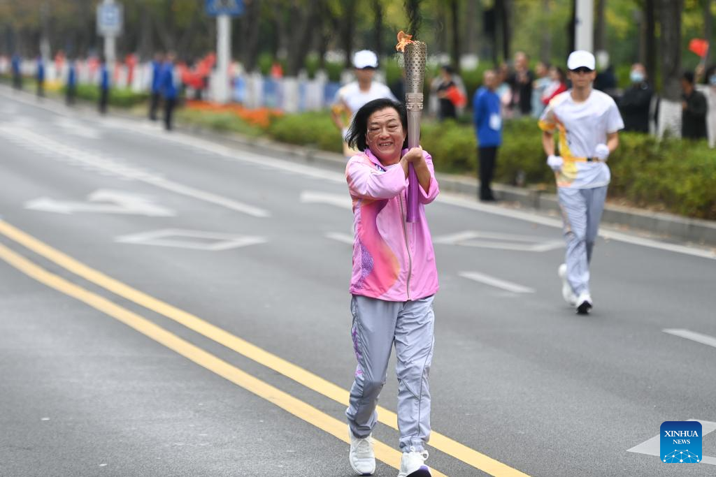 In pics: torch relay of 4th Asian Para Games in Hangzhou