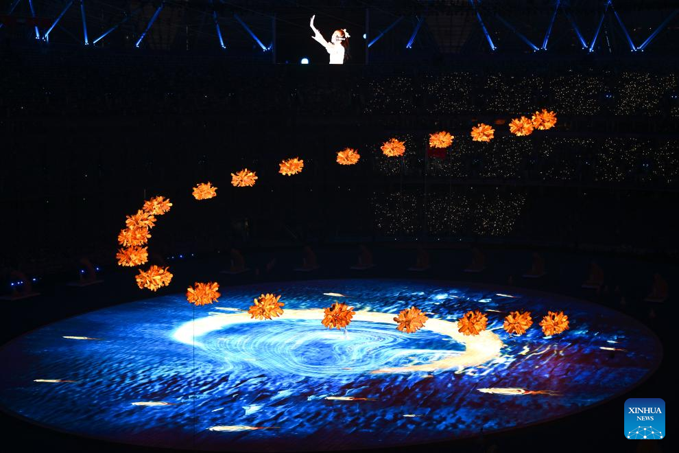 Artists perform during opening ceremony of 4th Asian Para Games in Hangzhou
