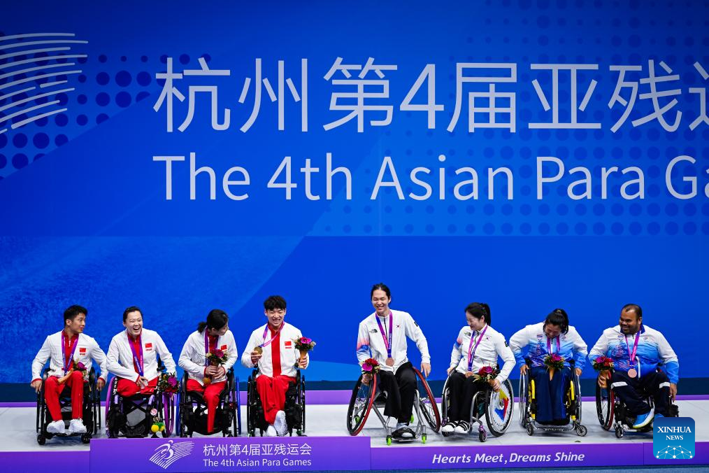 Highlights of badminton events at 4th Asian Para Games