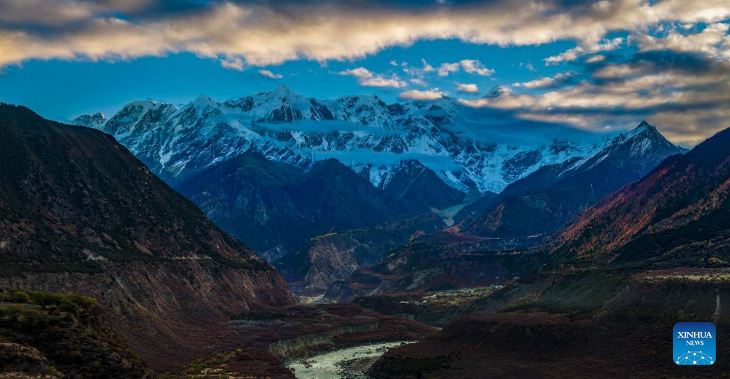 Scenery of Mount Namcha Barwa in China